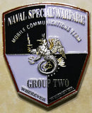 Naval Special Warfare Group Two Mobile Communications Team Chief's Mess Navy SEAL Challenge Coin