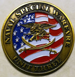 Naval Special Warfare Unit 3 Bahrain Combined Task Force CTF-561 SEALs Navy Challenge Coin
