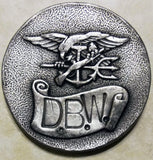SEAL Team Two/2 engraved: DBW Navy Challenge Coin