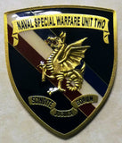 Naval Special Warfare Unit Two/2 serial # 128 Navy SEAL Challenge Coin