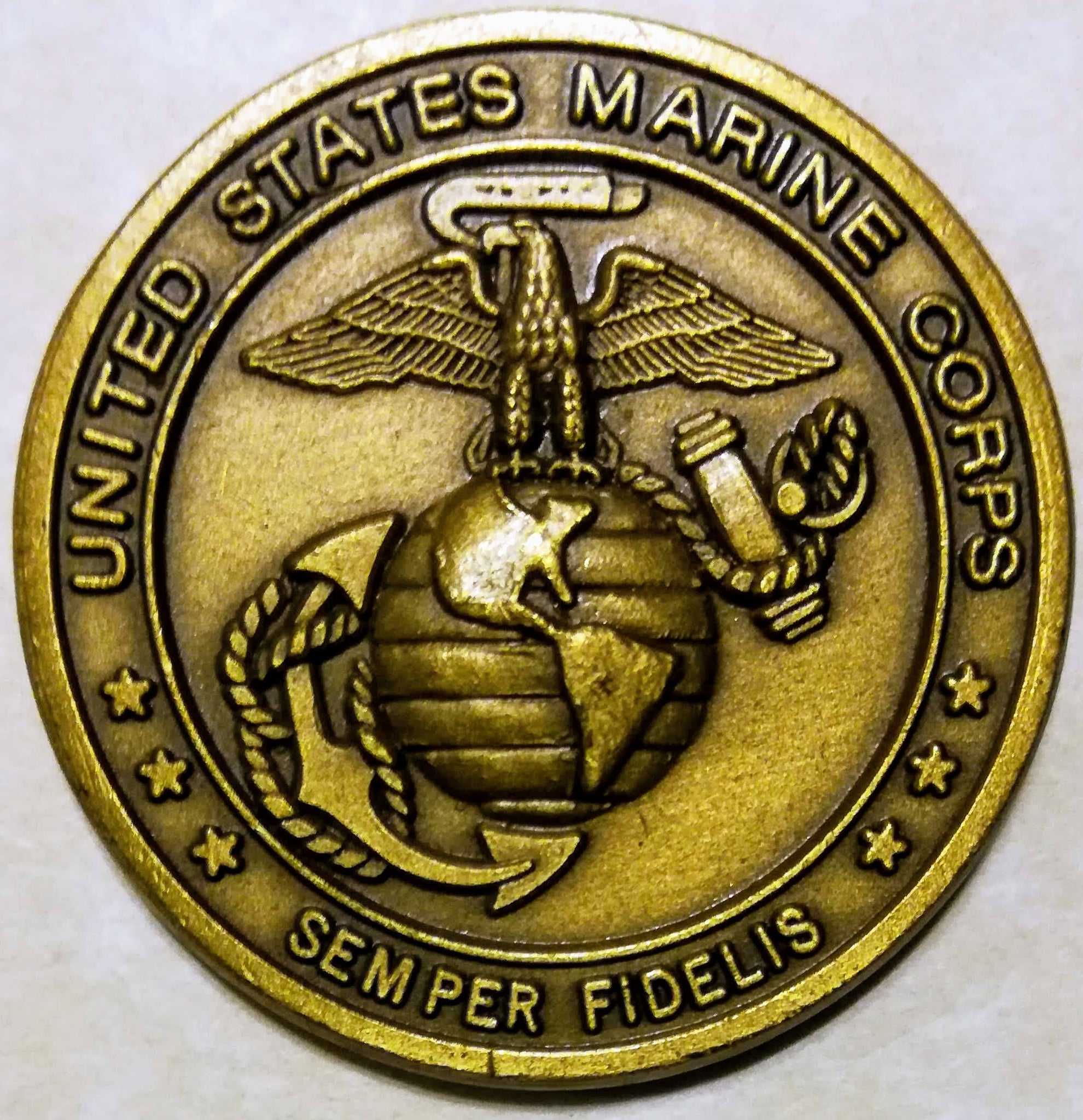 Marine Corps Valor Was A Common Virtue Brass Challenge Coin