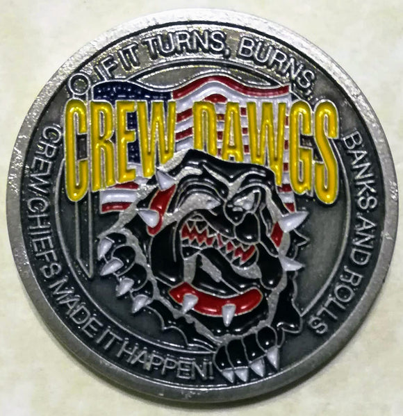 Crew Chiefs/Crew Dawgs Air Force Challenge Coin