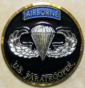 Basic Airborne Qualification Army Challenge Coin