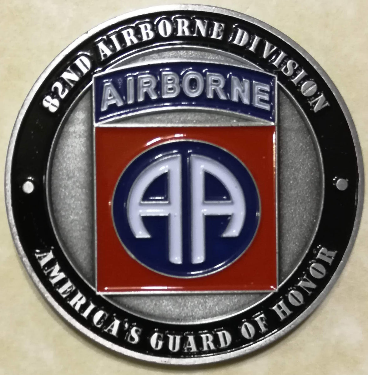 82nd Airborne Division All American Skull Army Challenge Coin – Rolyat ...