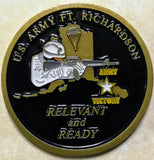 Fort Richardson Alaska Army Challenge Coin