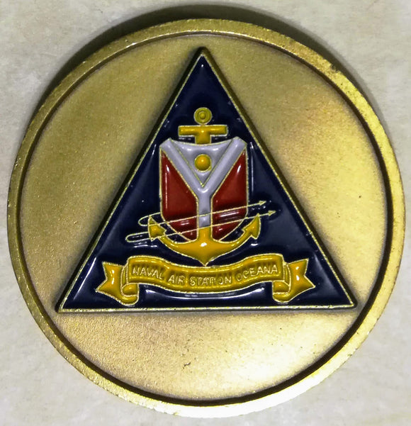 Naval Air Station Oceana Navy Challenge Coin