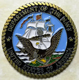 Naval Amphibians Base Coronado Navy Challenge Coin