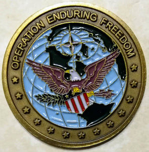 Navy Operation Enduring Freedom Challenge Coin