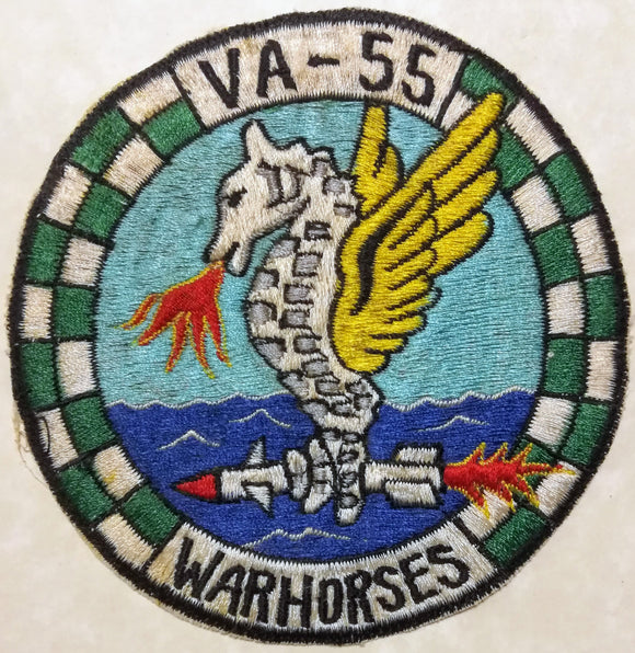 Attack Squadron VA-55 Vietnam Era Navy Patch