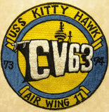 USS Kitty Hawk CV-63 WESTPAC 1973-74 Air Wing 11 Navy Patch