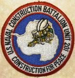 Seabee/CB Construction Battalion Unit 201 Antarctica Navy Patch