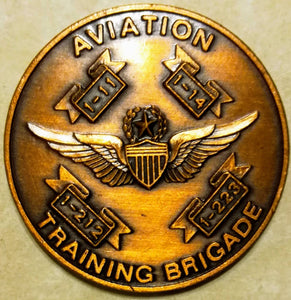 Aviation Training Brigade Army Challenge Coin