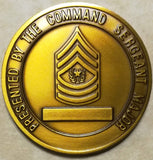 14th Combat Engineer Battalion Rugged CSM Army Challenge Coin