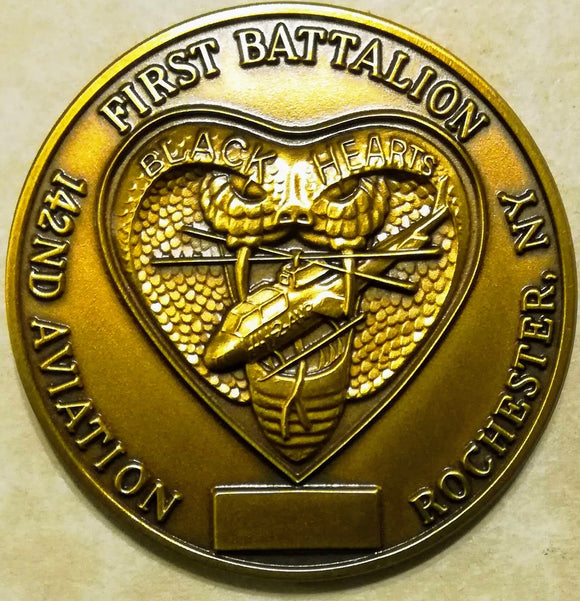 142nd Aviation 1st Battalion New York Army Challenge Coin