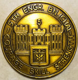 5th Engineer Battalion Combat ser#745 Army Challenge Coin