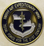 380th Air Expeditionary Wing Al Dhafra, AB Combat Dining In Air Force Challenge Coin