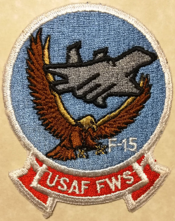 F-15 Eagle Fighter Weapon School FWS Air Force Patch