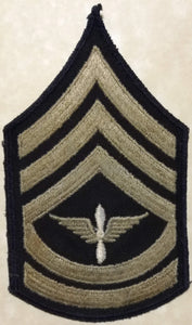 Army Air Corps Technical Tech Sergeant Twill Chevron/Stripe Patch