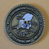 7th / Seventh & 21st / Twenty-first Mobile Construction Battalions CBs / Seabees 2006 Deployment Navy Challenge Coin