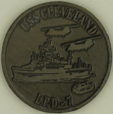 USS Cleveland LPD-7 Vintage Navy Challenge Coin