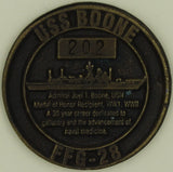 USS Boone FFG-28 January 2000 ser# 202 Navy Challenge Coin