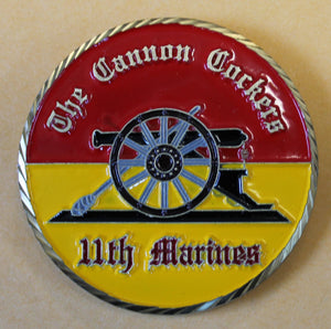 11th Marines The Cannon Corkers Marine Corps Challenge Coin