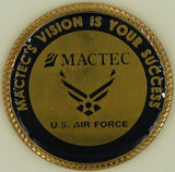 USAF & MACTEC A Winning Team Challenge Coin