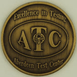 Aberdeen Test Center Army Challenge Coin