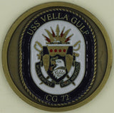 USS Vella Gulf CG-72 Navy Challenge Coin