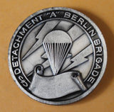 Detachment A Berlin Brigade Special Forces Silver Finish Muesum Version Army Challenge Coin / Delta