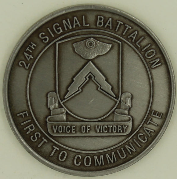 24th Infantry Division 24th Signal Battalion Army Challenge Coin