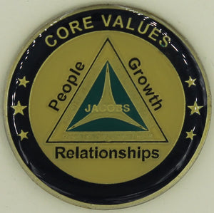 Jacobs Engineering Core Values Challenge Coin