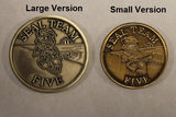 INFORMATION: SEAL Team 5 / Five 3-Troop Golf Platoon Navy Challenge Coin
