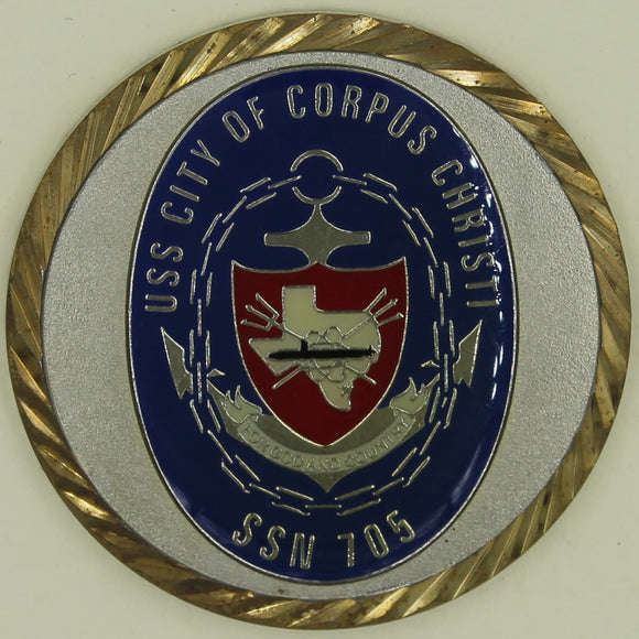 USS Corpus Christi Sub/Submarine SSN-705 Navy Challenge Coin