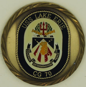 USS Lake Erie CG-70 Chiefs Mess Navy Challenge Coin