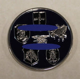 Naval Special Warfare DEVGRU SEAL Team 6 White Squadron Intelligence Challenge Coin