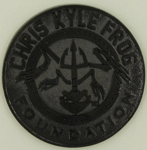 Navy SEAL Sniper Chris Kyle Frog Foundation Black Nickel Navy Challenge Coin