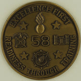 58th Transportation Battalion Army Challenge Coin