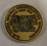 Mobile Construction Battalion One MCB-1 DET Iraq Bravo 2011-2012  Seabee / CB Navy Challenge Coin