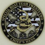 Special Boat Team Twenty Twp SBT-22 Chiefs Mess Navy Challenge Coin