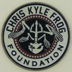 Navy SEAL Sniper Chris Kyle Frog Foundation Navy Challenge Coin