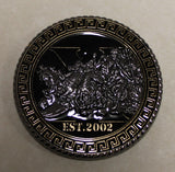 Naval Special Warfare SEAL Team 10 / Ten Est. 2002 King Neptune Navy Challenge Coin