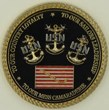 Naval Special Warfare Special Boat Team 22 SBT-22 Chiefs Mess SEAL Challenge Coin