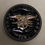 Naval Special Warfare SEAL Team 10 / Ten Est. 2002 King Neptune Navy Challenge Coin