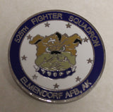 524th Fighter Squadron F-22 Raptor YBYSA Elmendorf AFB, Alaska Air Force Challenge Coin