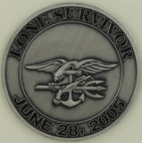 Navy SEAL Marcus Luttrell Lone Survivor Never Out Of The Fight Challenge Coin