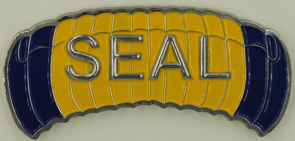 Parachute Team Leap Frogs Navy SEALs Challenge Coin