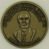 Naval Special Warfare Group 2/Two Thomas Norris Building engraved: JCOC 2000 Challenge Coin