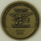 Naval Special Warfare Group 2/Two Thomas Norris Building engraved: JCOC 2000 Challenge Coin