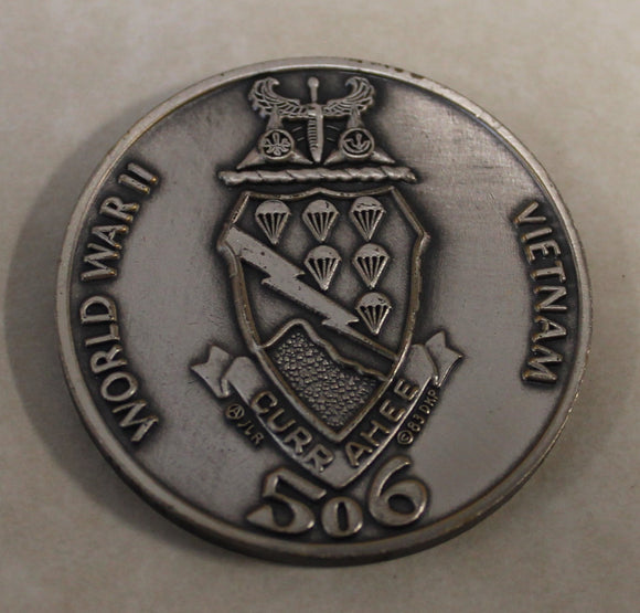 101st Airborne Division 506th Parachute Infantry Regiment PIR Currahe Army Challenge Coin
